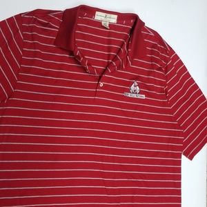 Polo Golf Shirt Men's Size L Stripes